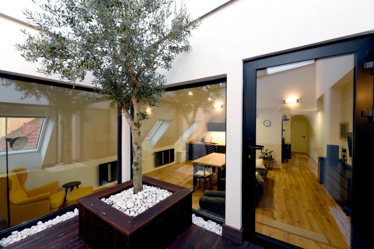 Trenčín Apartman S Atriom V Historickom Centre מראה חיצוני תמונה